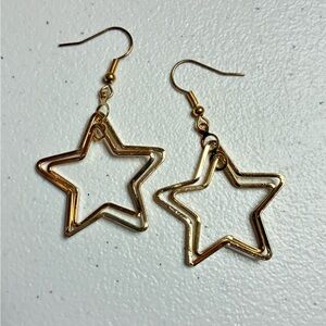 Star Hoop Earrings